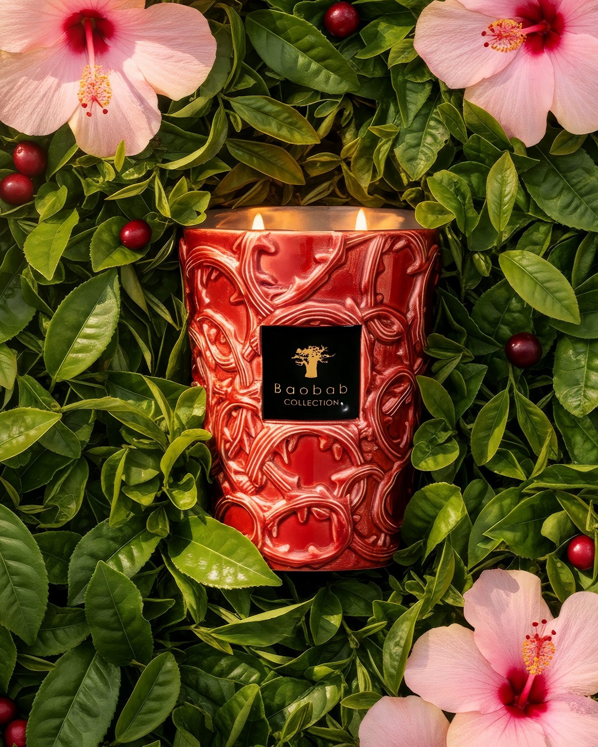 Baobab Collection Brame Artémis — Bloom campaign, hibiscus tea and red berries